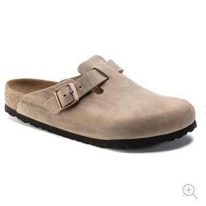 Birkenstock Boston Soft Footbed Oiled Leather Tobacco Brown